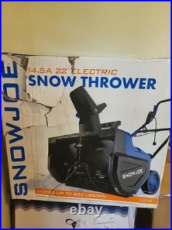 Snow Joe Electric Walk-Behind Single-Stage Snow Blower, 22-inch, 14.5-amp SJ626E