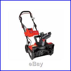 Snow Joe ION18SB 18 in. 40-Volt Cordless Snow Blower withBattery & Charger Red
