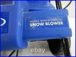 Snow Joe ION18SB Electric Single Stage Snow Thrower, 18, 15 Amp