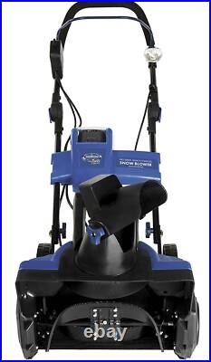 Snow Joe ION18SB-PRO 18-Inch 5.0 Ah Cordless Single Stage Brushless Blower, BLUE Snow Joe ION18SB-PRO 18-Inch 5.0 Ah Cordless Single Stage Brushless Blower, BLUE