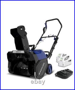 Snow Joe IONMAX 24V Cordless Snow Blower Electric Engine, 24V-X2-SB18-GO read