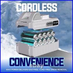 Snow Joe IONMAX 24V Cordless Snow Blower with Electric Engine, 24V-X2-SB18-GO