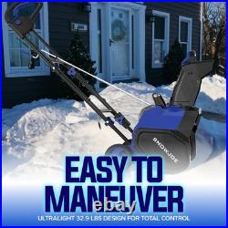 Snow Joe IONMAX 24V Cordless Snow Blower with Electric Engine, 24V-X2-SB18-GO