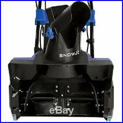 Snow Joe SJ619E Electric Snow Thrower 18-Inch14.5 Amp Motor LED Lights -Blue