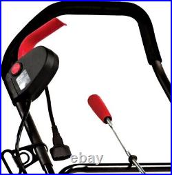 Snow Joe SJM988-RM Electric Snow Thrower with Light, Red/Black-NEW