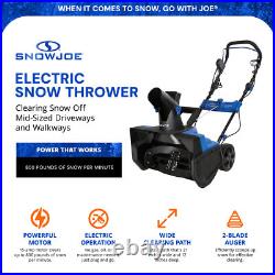 Snow Joe Ultra 21 Inch 15 Amp Electric Snow Thrower with 4 Blade (Open Box) Snow Joe Ultra 21 Inch 15 Amp Electric Snow Thrower with 4 Blade (Open Box)