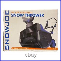 Snow Joe Ultra SJ618E 18-Inch 13-Amp Electric Snow Thrower, Blue