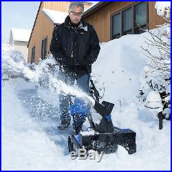 Snow Joe iON18SB-HYB 40V 4.0 Ah Hybrid Cordless or Electric Cordless Snow Blower