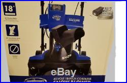 Snow Joe iON18SB Ion Cordless Single Stage Brushless Snow Blower 18 ION18SB Snow Joe iON18SB Ion Cordless Single Stage Brushless Snow Blower 18 ION18SB