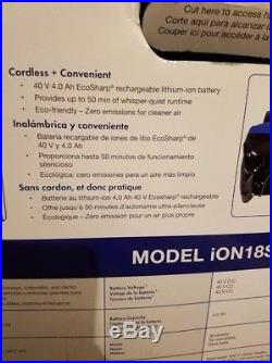 Snow Joe iON18SB Ion Cordless Single Stage Brushless Snow Blower 18 ION18SB Snow Joe iON18SB Ion Cordless Single Stage Brushless Snow Blower 18 ION18SB