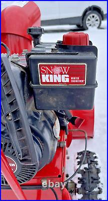 Snow blower two stage TroyBilt 21 5HP new carburetor, new inner tubes