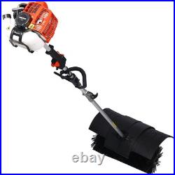 Snow sweeper GASOLINE POWERED BROOM SWEEPER, 52CC 2 STROKE, BROOM BRUSH 21x10