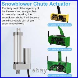 Snowblower Chute Actuator -Controls Snowblowing Trajectory, for Deere 47 54 60