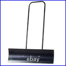 Snowcaster 70snc 36-inch Bi-directional Wheeled Snow Shovel Pusher. 10.5x36. Blk