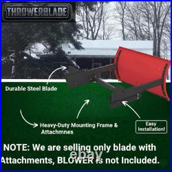 Snowplow Kit Blade & Hardware 22-32 2/3 Stage Snow Blower Attachment Universal Snowplow Kit Blade & Hardware 22-32 2/3 Stage Snow Blower Attachment Universal