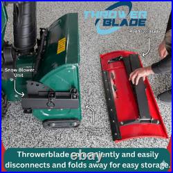 Snowplow Kit Blade & Hardware 22-32 2/3 Stage Snow Blower Attachment Universal