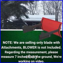 Snowplow Kit Blade & Hardware 22-32 2/3 Stage Snow Blower Attachment Universal Snowplow Kit Blade & Hardware 22-32 2/3 Stage Snow Blower Attachment Universal