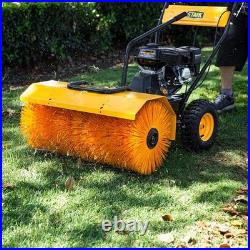 Stark 7.0HP Walk-Behind Power Sweeper 31 Gas Broom Leaves Dirt Snow Stark 7.0HP Walk-Behind Power Sweeper 31 Gas Broom Leaves Dirt Snow