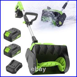 Steelite 13-Inch Cordless Snow Shovel with Dual 4.0 Ah 21V Batteries and Charger Steelite 13-Inch Cordless Snow Shovel with Dual 4.0 Ah 21V Batteries and Charger