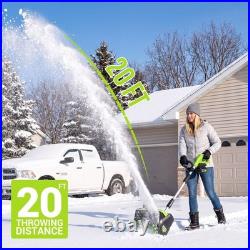 Steelite 13-Inch Cordless Snow Shovel with Dual 4.0 Ah 21V Batteries and Charger Steelite 13-Inch Cordless Snow Shovel with Dual 4.0 Ah 21V Batteries and Charger