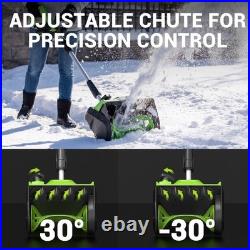 Steelite 13-Inch Cordless Snow Shovel with Dual 4.0 Ah 21V Batteries and Charger Steelite 13-Inch Cordless Snow Shovel with Dual 4.0 Ah 21V Batteries and Charger