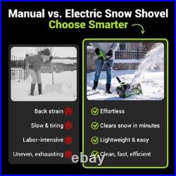 Steelite 13-Inch Cordless Snow Shovel with Dual 4.0 Ah 21V Batteries and Charger Steelite 13-Inch Cordless Snow Shovel with Dual 4.0 Ah 21V Batteries and Charger