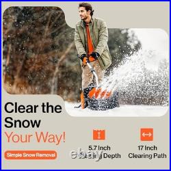 SuperHandy 48V 17-in Adjustable Angle Snow Blower Battery + Charger GUT158