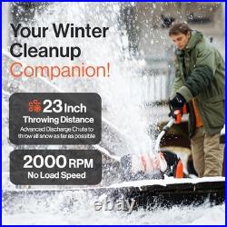 SuperHandy 48V 17-in Adjustable Angle Snow Blower Battery + Charger GUT158 SuperHandy 48V 17-in Adjustable Angle Snow Blower Battery + Charger GUT158