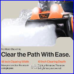 SuperHandy Electric Snow Thrower Walk-Behind Blower Corded AC 120V