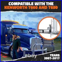 T660 & T680 KW Bumper Guard 2007-2017 Kenworth T660 & T680 Brackets Only