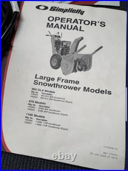 TECUMSEH 8 HP HORIZONTAL SHAFT ENGINE Snow king Simplicity 1693652 Snowblower