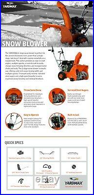 TOP 22 in. 2-Stage Gas Snow Blower