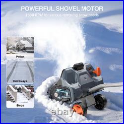 TaskStar 16in 40V Cordless Snow Blower with Brushless Motor 2 x 5.0Ah Batteries