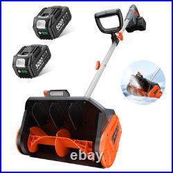 TaskStar Cordless Snow Shovel 16.5 Electric Shovel 2x5.0Ah Battery 23Ft Throw