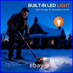 Taskstar 20V Battery 12 Cordless Snow Shovel Electric Snow Blower/Snow Thrower