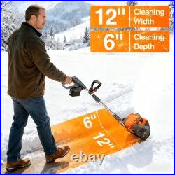 Taskstar 20V Electric Cordless Snow Shovel 12 2x4.0Ah Battery & Fast Charger