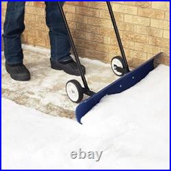 The Snowcaster 30snc 36-inch Bi-directional Wheeled Snow Shovel Pusher. 7.5 X 36 The Snowcaster 30snc 36-inch Bi-directional Wheeled Snow Shovel Pusher. 7.5 X 36