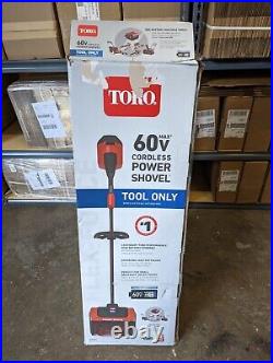 Toro Electric Snow Shovel Battery Cordless 60-Volt 12-Inch Red Tool Only 39909T