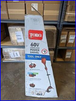 Toro Electric Snow Shovel Battery Cordless 60-Volt 12-Inch Red Tool Only 39909T