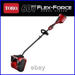 Toro Electric Snow Shovel Battery Cordless 60-Volt 12-Inch Red Tool Only Used