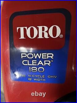 Toro Power Clear 180 Gas 4-Stroke Snow Blower
