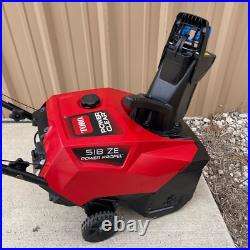 Toro Power Clear 518 ZE 18 in. Single-Stage Gas Snow Blower 38475 Toro Power Clear 518 ZE 18 in. Single-Stage Gas Snow Blower 38475
