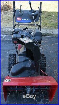 Toro Power Max 826 LE snow thrower, gas powered