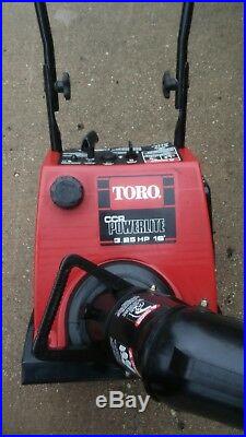 Toro Powerlite 3.25 hp electric start snowblower snow blower