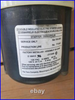 Toro Powerlite Snowblower Electric Starter and Switch