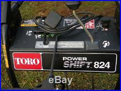 Toro Snow Blower 8HP 24 Inch Two Stage Electric Start Just Serviced Runs Good