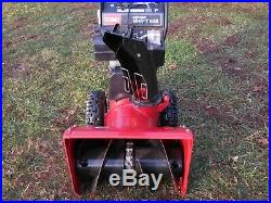 Toro Snow Blower 8HP 24 Inch Two Stage Electric Start Just Serviced Runs Good