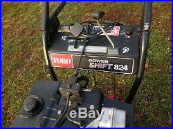 Toro Snow Blower 8HP 24 Inch Two Stage Electric Start Just Serviced Runs Good