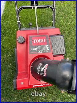 Toro Snowblower CCR 2000E 4.5hp