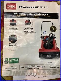 Toro snowblower 621 e Single Stage Snowblower